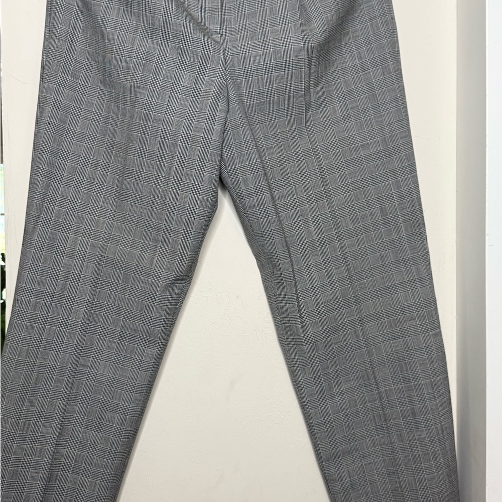 Vintage Gray Plaid Trousers